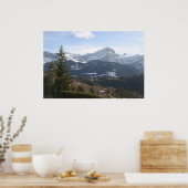Die Alpen in der Schweiz Poster (Küche)