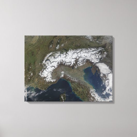 Die Alpen Leinwanddruck (Vorderseite)