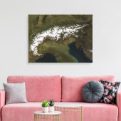 Die Alpen Leinwanddruck (Insitu (Wohnzimmer))
