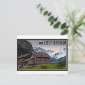 Die Alpen Liechtenstein Postkarte (Stehend Vorderseite)