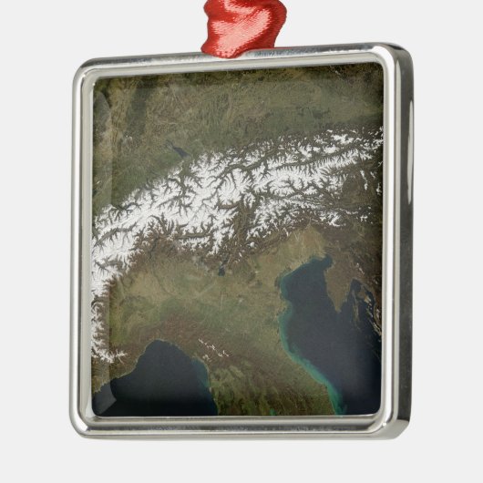 Die Alpen Ornament Aus Metall (Links)