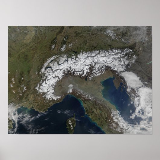 Die Alpen Poster (Vorne)