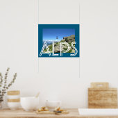 Die Alpen Poster (Küche)