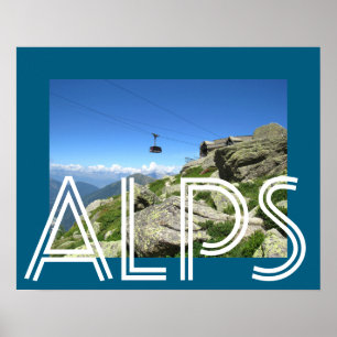 Die Alpen Poster