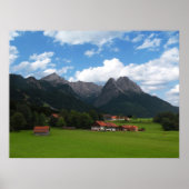 Die Alpen Poster (Vorne)