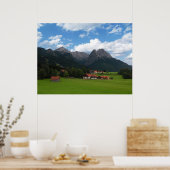 Die Alpen Poster (Küche)