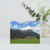 Die Alpen Postkarte (Stehend Vorderseite)