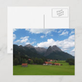Die Alpen Postkarte (Vorne/Hinten)