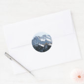 Die Alpen - prächtig! Runder Aufkleber (Umschlag)