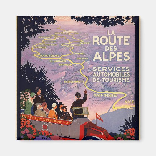Die Alpenstraße Magnet (Vorne)