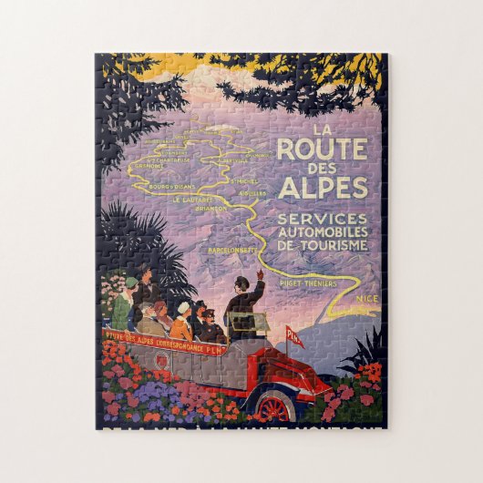 Die Alpenstraße Puzzle (Vertikal)