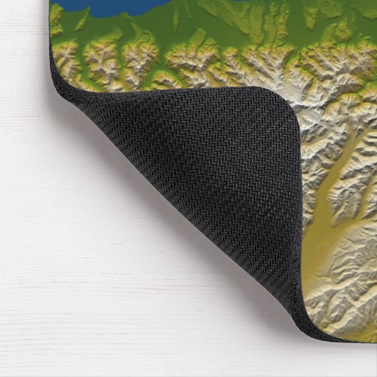 Die Alpenverwerfung an der Westküste Mousepad (Ecke)