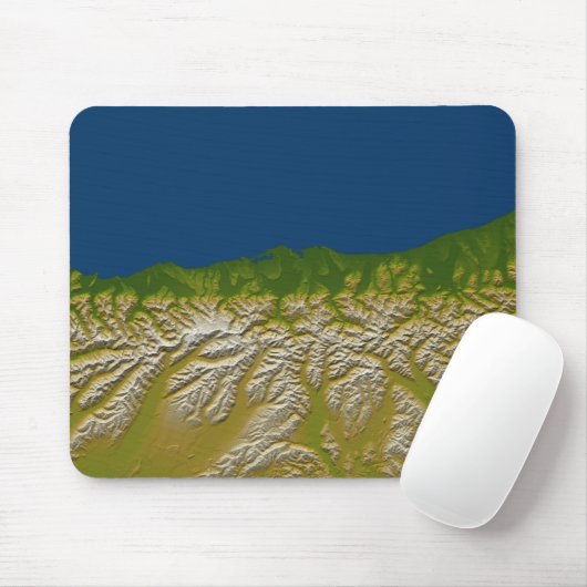 Die Alpenverwerfung an der Westküste Mousepad (Mit Mouse)