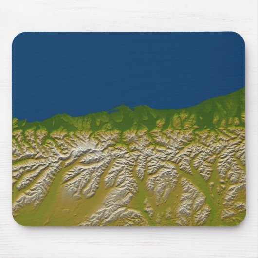 Die Alpenverwerfung an der Westküste Mousepad (Vorne)