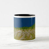Die Alpenverwerfung an der Westküste Zweifarbige Tasse (Mittel)