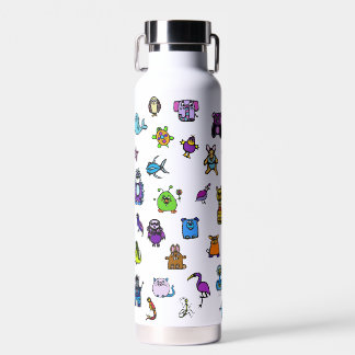 Die Alphabet-Buch-Figuren - Wasserflasche 22 oz Trinkflasche