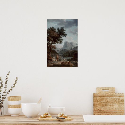 Die Alphütte Poster (Küche)