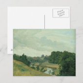 Die Alster am Poppenbuttel im Postkarte (Vorne/Hinten)