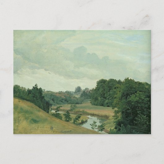 Die Alster am Poppenbuttel im Postkarte (Vorderseite)