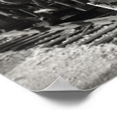 Die alte 208 Nahe Aussicht Poster (Ecke)