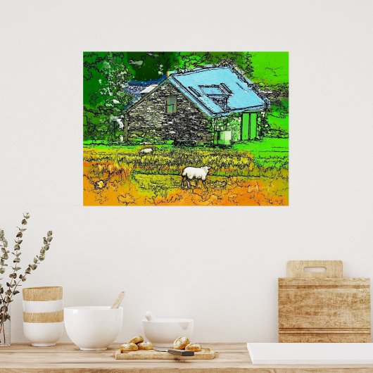 DIE ALTE BARN POSTER (Küche)