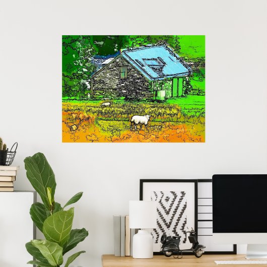 DIE ALTE BARN POSTER (Heimbüro)