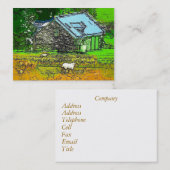 DIE ALTE BARN VISITENKARTE (Vorne/Hinten)