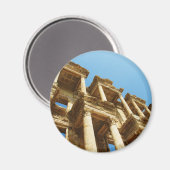 Die alte Bibliothek von Celsus in Ephesus - Foto Magnet (Vorderseite/Rückseite)