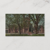 Die alte Bibliothek, Yale-Uni seltenes Photochrom Visitenkarte (Rückseite)