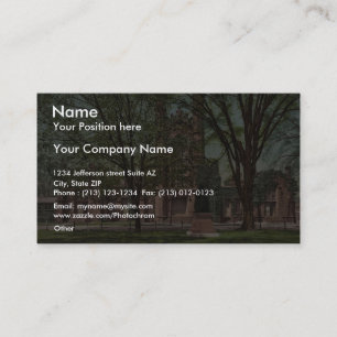 Die alte Bibliothek, Yale-Uni seltenes Photochrom Visitenkarte