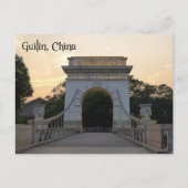 Die alte Brücke, Guilin, China - Postkarte (Vorderseite)