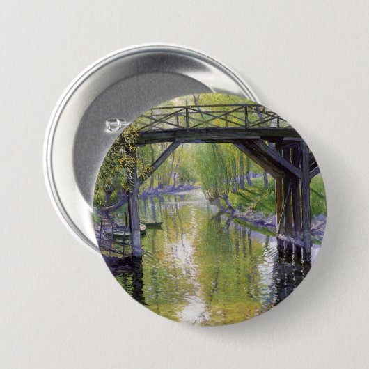 Die Alte Brücke (mit Typ Rose) Button (Vorne & Hinten)