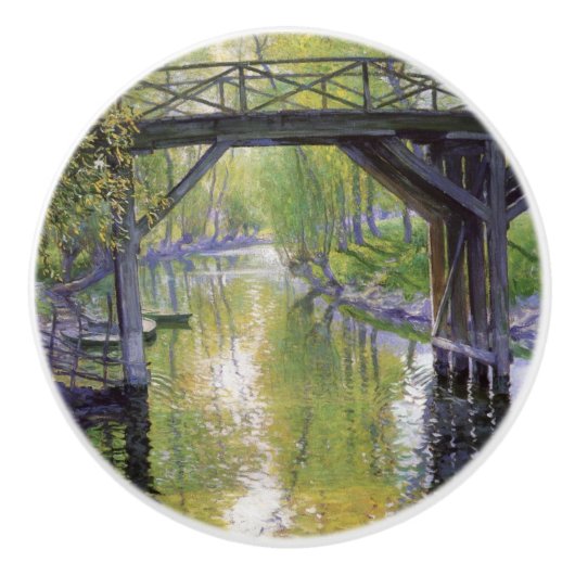 Die Alte Brücke (mit Typ Rose) Keramikknauf (Vorderseite)