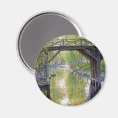 Die Alte Brücke (mit Typ Rose) Magnet (Vorderseite/Rückseite)