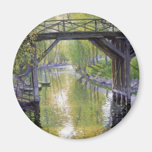 Die Alte Brücke (mit Typ Rose) Magnet (Vorne)