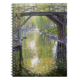 Die Alte Brücke (mit Typ Rose) Notizblock
