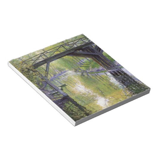 Die Alte Brücke (mit Typ Rose) Notizblock (angewinkelt)
