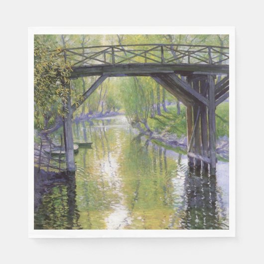 Die Alte Brücke (mit Typ Rose) Serviette (Vorderseite)