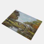 Die alte Brücke (von Theodore Robinson) Fußmatte (Schrägansicht)