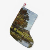 Die alte Brücke (von Theodore Robinson) Kleiner Weihnachtsstrumpf (Vorderansicht (hängend))