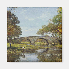 Die alte Brücke (von Theodore Robinson) Magnet