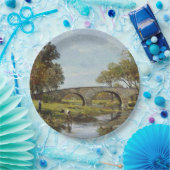 Die alte Brücke (von Theodore Robinson) Pappteller (Party)