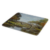 Die alte Brücke (von Theodore Robinson) Schneidebrett (Ecke)