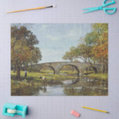 Die alte Brücke (von Theodore Robinson) Seidenpapier (Basteln)