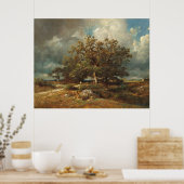 Die alte Eiche - Jules Dupré Kunst Poster (Küche)