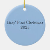 Die alte Eule und der Pussycat Keramik Ornament (Hinten)