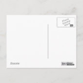 Die alte Frau im Schuh Postkarte (Rückseite)