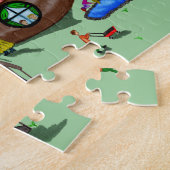 Die alte Frau im Schuh Puzzle (Seite)