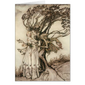 Die alte Frau im Wald von Arthur Rackham (Vorne)