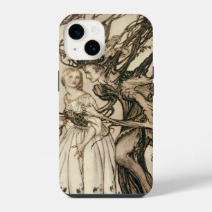 Die alte Frau im Wald von Arthur Rackham iPhone 14 Hülle